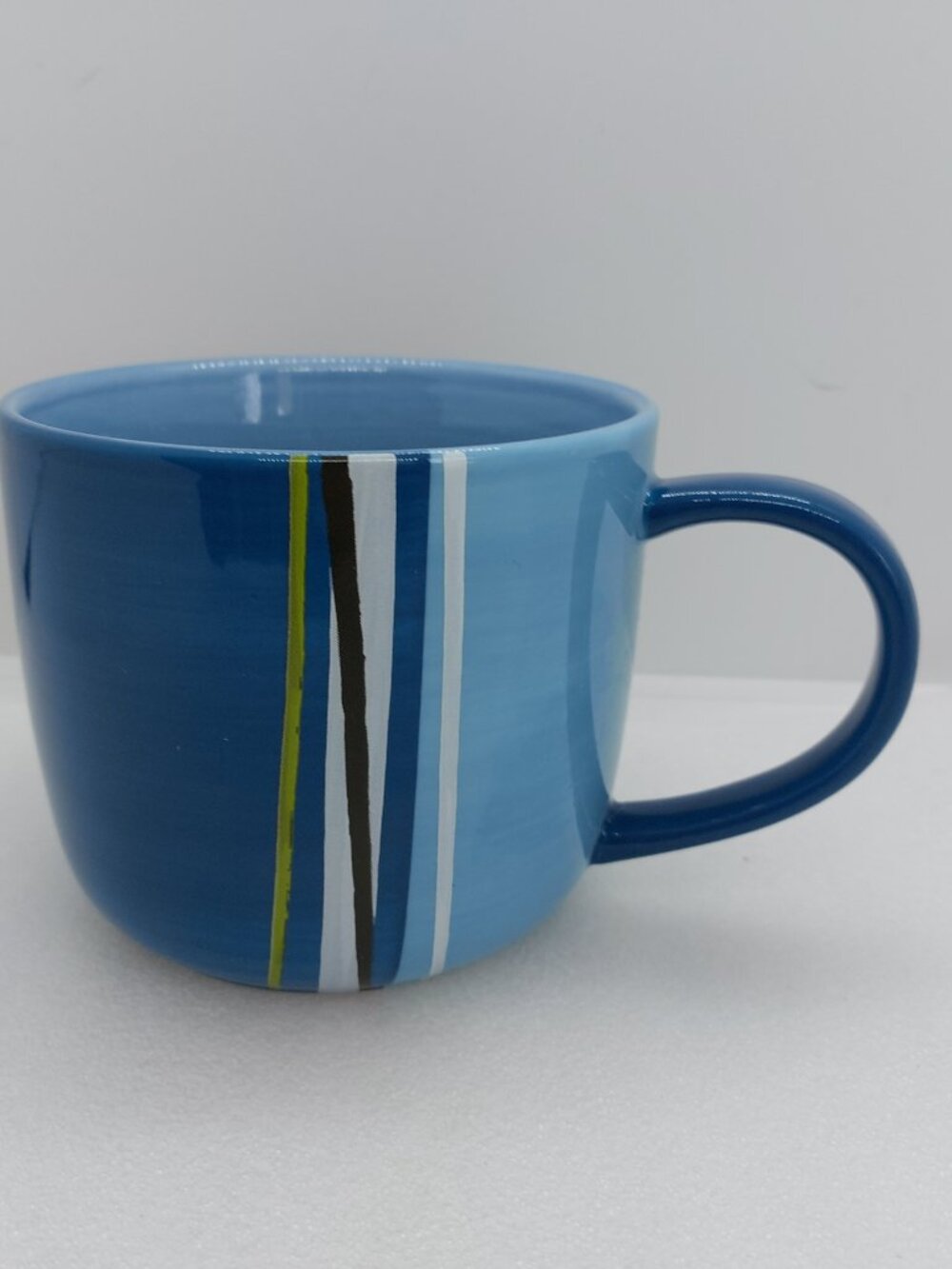 2008 Starbucks Blue Ceramic Coffee Cup 16 oz. Mug